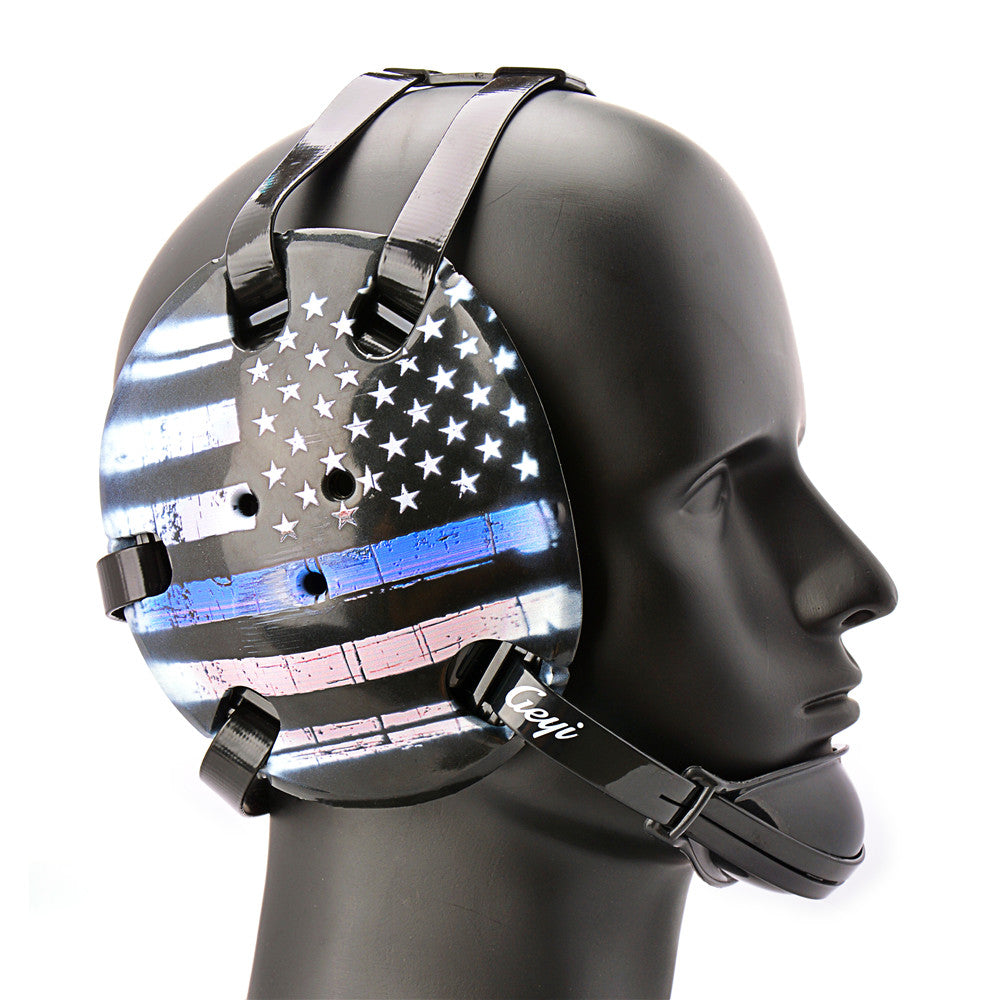 Wrestling Headgear For Youth Digital US Flag Print Realistic
