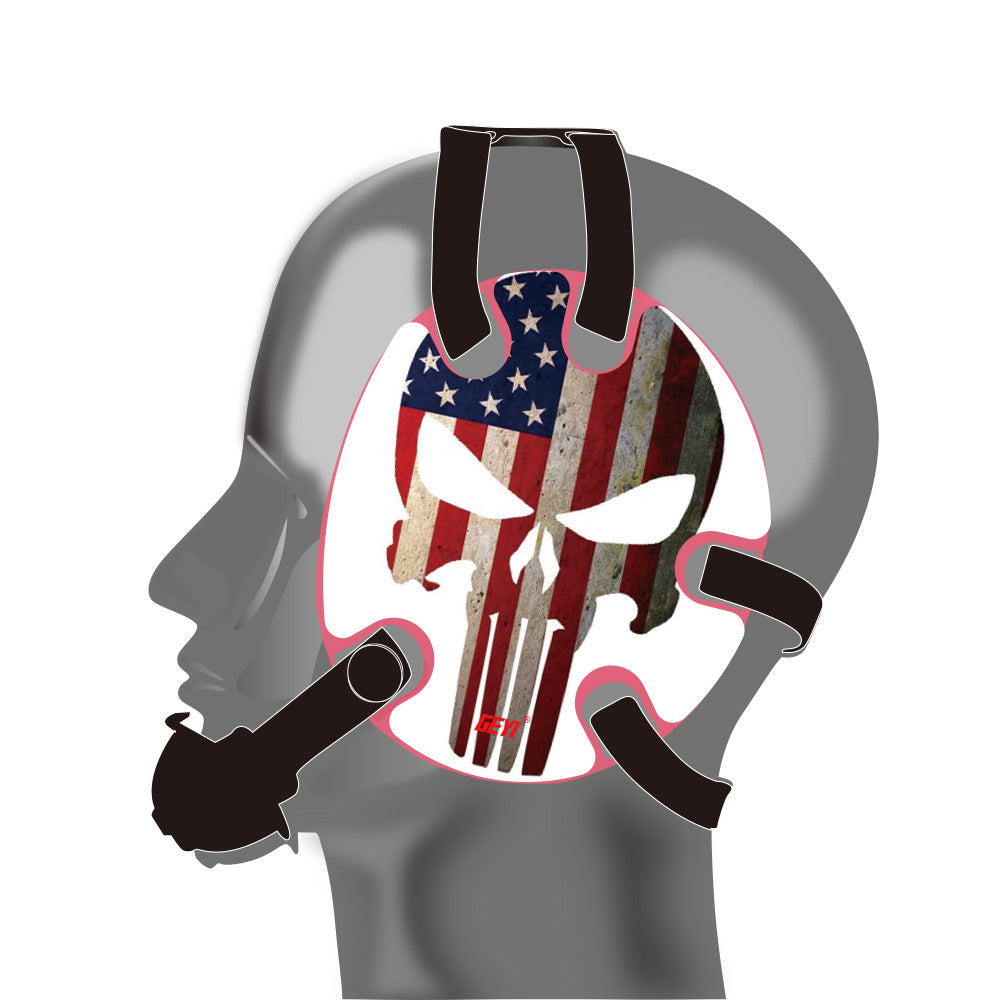 Wrestling Headgear American Flag Thin Red Line Stickers geyisport