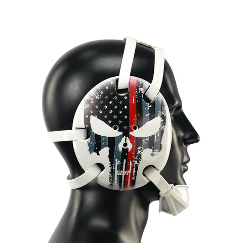 Wresling ear guard American Flag Thin Red Line Digital Printing Art(Adult&Youth)