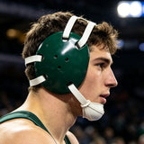 Geyi Wrestling Headgear with chin cup Dark Green(Adult)