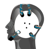Geyi Wrestling Headgear with chin Pad White(Adult&Youth)