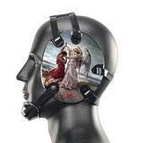 Wrestling headgear Jacob Wrestled God sticker