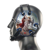 Wrestling headgear Jacob Wrestled God sticker
