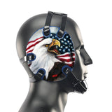 Geyi Wrestling Headgear with USA Bald Eagle Decals