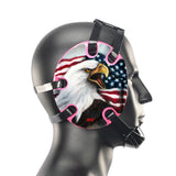 Geyi Wrestling Headgear with USA Bald Eagle Decals