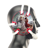 Wrestling headgear Jacob Wrestled God sticker