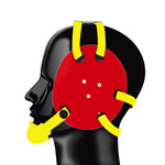 Geyi Wrestling Headgear with chin cup Red(Adult&Youth)