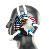 Geyi Wrestling Headgear with USA Bald Eagle Decals