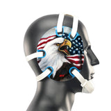 Geyi Wrestling Headgear with USA Bald Eagle Decals