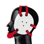 Geyi Wrestling Headgear with chin cup White(Adult&Youth)