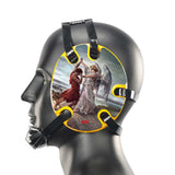 Wrestling headgear Jacob Wrestled God sticker