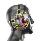 Wrestling headgear Jacob Wrestled God sticker