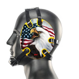Geyi Wrestling Headgear with USA Bald Eagle Decals