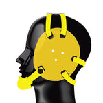 Geyi Wrestling Headgear with chin cup Yellow(Adult&Youth)