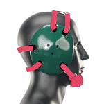 Geyi Wrestling Headgear with chin cup Dark Green(Adult)