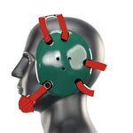 Geyi Wrestling Headgear with chin cup Dark Green(Adult)