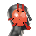 Geyi Wrestling Headgear with chin cup Orange(Adult)