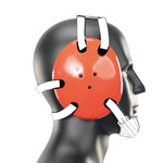 Geyi Wrestling Headgear with chin cup Orange(Adult)