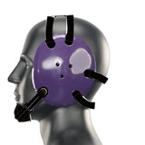 Geyi Wrestling Headgear with chin cup Purple(Adult)