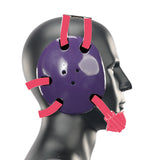 Geyi Wrestling Headgear with chin cup Purple(Adult)