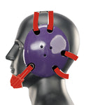 Geyi Wrestling Headgear with chin cup Purple(Adult)