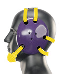 Geyi Wrestling Headgear with chin cup Purple(Adult)