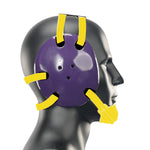 Geyi Wrestling Headgear with chin cup Purple(Adult)