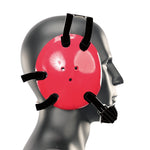 Geyi Wrestling Headgear with chin cup Red(Adult&Youth)