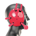 Geyi Wrestling Headgear with chin cup Red(Adult&Youth)
