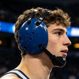 Geyi Wrestling Headgear with chin cup Navy(Adult&Youth)