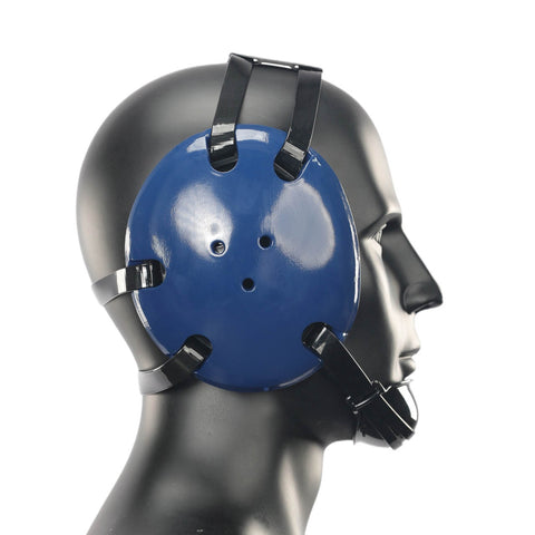 Geyi Wrestling Headgear with chin cup Navy(Adult&Youth)