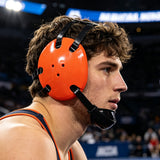 Geyi Wrestling Headgear with chin cup Orange(Adult)