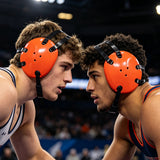 Geyi Wrestling Headgear with chin Pad Orange(Adult)