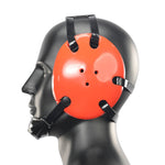 Geyi Wrestling Headgear with chin cup Orange(Adult)
