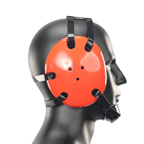 Geyi Wrestling Headgear with chin cup Orange(Adult)