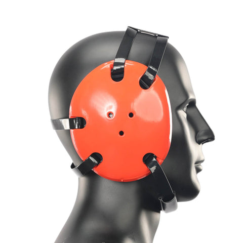 Geyi Wrestling Headgear with chin Pad Orange(Adult)