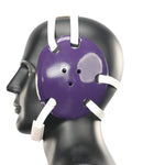 Geyi Wrestling Headgear with chin Pad Purple(Adult)