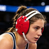 Geyi Wrestling Headgear with chin Pad Red(Adult&Youth)
