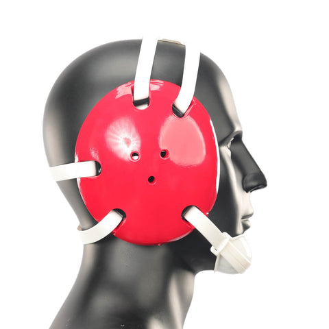 Geyi Wrestling Headgear with chin cup Red(Adult&Youth)