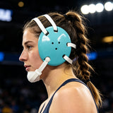 Geyi Wrestling Headgear with chin cup Teal(Adult)