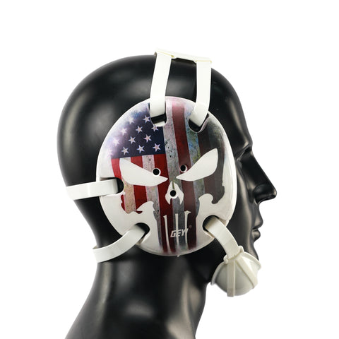 Wrestling head gear American Flag Thin Red Line Digital Printing Art(Adult&Youth)
