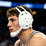 Geyi Wrestling Headgear with chin cup White(Adult&Youth)