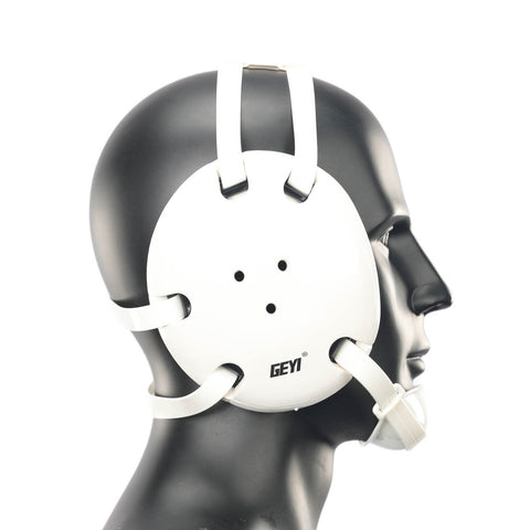 Geyi Wrestling Headgear with chin cup White(Adult&Youth)