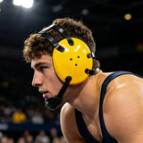 Geyi Wrestling Headgear with chin cup Yellow(Adult&Youth)