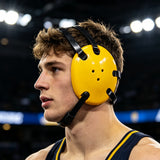 Geyi Wrestling Headgear with chin Pad Yellow(Adult&Youth)