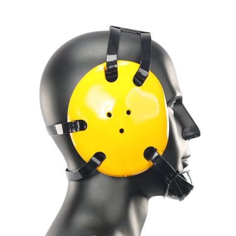 Geyi Wrestling Headgear with chin cup Yellow(Adult&Youth)