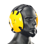 Geyi Wrestling Headgear with chin cup Yellow(Adult&Youth)