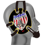 Geyi Wrestling Headgear with Do not Tread On Me Decals