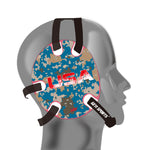 Geyi Wrestling Headgear Green Camo Flag Stickers