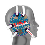 Geyi Wrestling Headgear Green Camo Flag Stickers